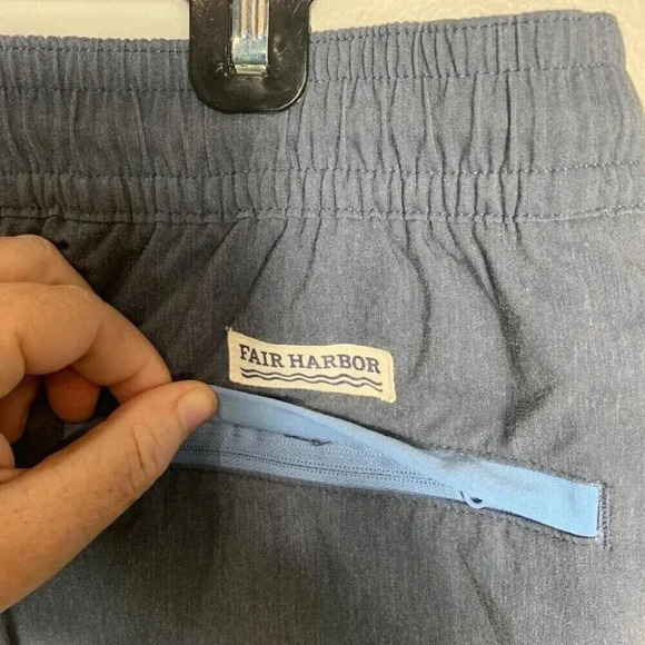 Fair Harbor Bayberry Swim Trunk Mens Size 2X Blue Lined Pockets Vacation - Picture 6 of 7